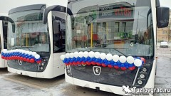 У Новочеркасска появились 15 новых муниципальных автобусов, видео