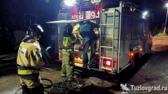 В Новочеркасске на Татарке сгорела хозпостройка