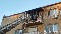 На Донском в Новочеркасске сгорело несколько квартир в бывшем общежитии