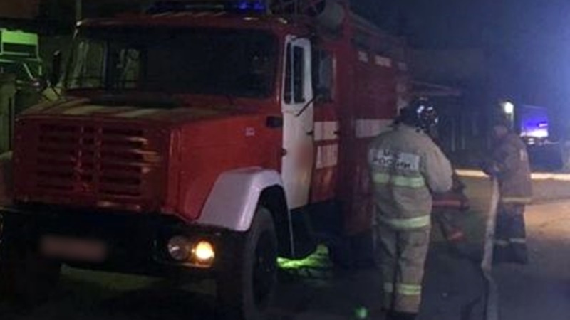 В поселке Персиановском около Новочеркасска в пожаре погиб человек