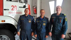 Трое пожарных из Новочеркасска участвовали добровольцами в ликвидации последствий разрушения плотины Каховской ГЭС