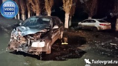 В Новочеркасске в лобовом ДТП травмы получила пассажирка иномарки, видео
