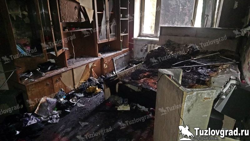 В Новочеркасске из-за непотушенной сигареты сгорела квартира