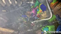 В Новочеркасске во время пожара пострадал маленький мальчик