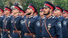 В Новочеркасске встретили казаков, принимавших участие в параде Победы в Москве