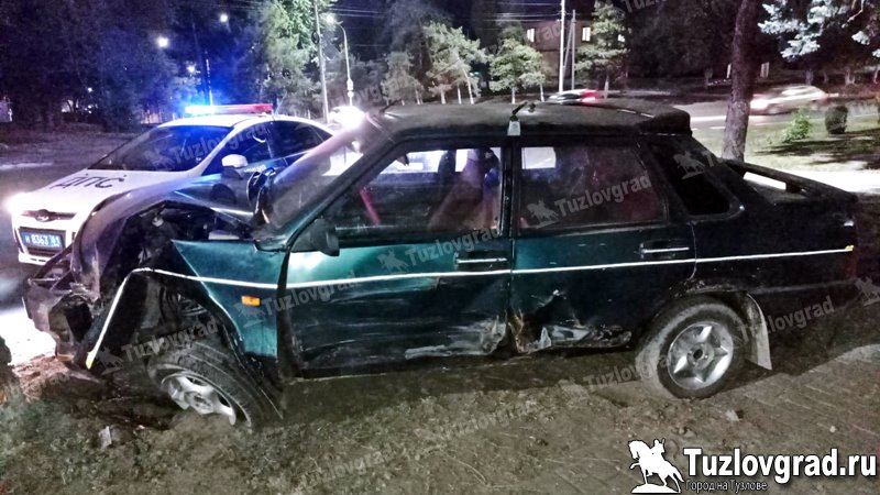В Новочеркасске пьяный водитель врезался в дерево