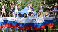 Жители Новочеркасска отметили день Государственного флага РФ