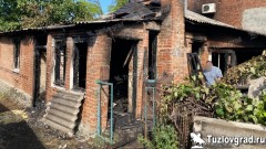 В Новочеркасске во время пожара на улице Кирпичной погибли два человека