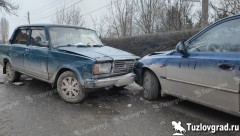 В Новочеркасске пьяный водитель устроил лобовое ДТП и сбежал пешком