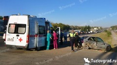 На выезде из Новочеркасска в ДТП травмы получили два водителя