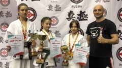 Воспитанники новочеркасского спортивного клуба «Защитник» заняли призовые места на первенстве ЮФО по киокусинкай