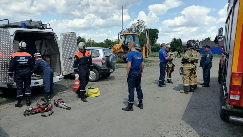 В Новочеркасске прошли учения спасателей по ликвидации последствий ДТП