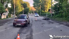В Новочеркасске два человека получили серьезные травмы в столкновении мотоцикла и автомобиля