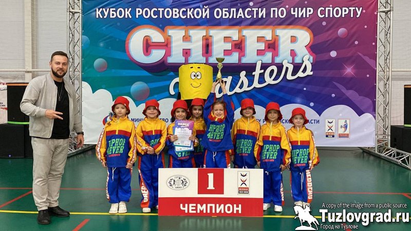 Новочеркасские дети заняли первые места на областных соревнованиях по чир спорту