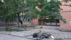 Обломки здания, поврежденного в результате атаки БПЛА на пр. Баклановском в Новочеркасске, уберут после оценки ущерба
