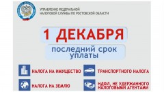 Налоговая инспекция напомнила горожанам об уплате налога на имущество