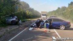 На трассе под Новочеркасском в лобовом ДТП травмы получил человек
