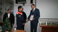 В Новочеркасске спасателей поздравили с профессиональным праздником