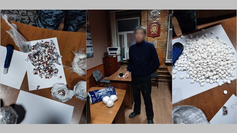В новочеркасскую исправительную колонию пытались доставить более тысячи психотропных таблеток