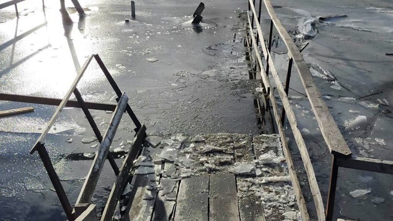 В Новочеркасске крещенские купания отменили из-за ухудшения погоды