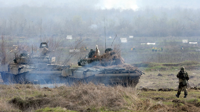 На кадамовском полигоне под Новочеркасском прошли военные учения 150-й дивизии